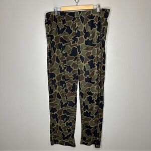 Men’s camo fleece pajama bottoms